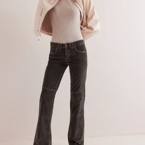 We The Free Dark Gray Corduroy Pants